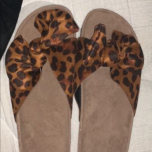 Cheetah sandals